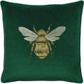 Vert émeraude - Front - Paoletti - Housse de coussin HORTUS BEE