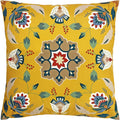 Ocre - Front - Furn - Housse de coussin d'extérieur FOLK