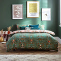 Vert sombre - Front - Furn - Parure de lit LUNA WOOD