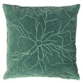 Vert émeraude - Front - Furn - Housse de coussin ANGELES