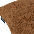 Marron - Close up - Paoletti - Housse de coussin NELLIM