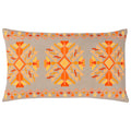 Orange - Front - Furn - Housse de coussin KALINA