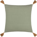 Kaki - Moutarde - Back - Furn - Housse de coussin AQUENE