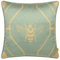 Vert de gris foncé - Front - Furn - Housse de coussin BEE DECO