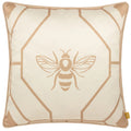 Beige doré - Front - Furn - Housse de coussin BEE DECO