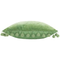 Vert de gris - Side - Furn - Housse de coussin DORA