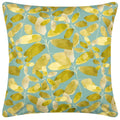 Turquoise - Front - Wylder - Housse de coussin d'extérieur LORENA