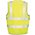 Jaune fluo - Back - SAFE-GUARD by Result - Gilet haute visibilité - Homme