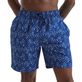 Bleu marine - Blanc - Back - Wombat - Short de bain - Homme