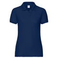 Bleu marine - Front - Fruit of the Loom - Polo LADY FIT 65-35 - Femme