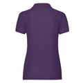 Violet - Back - Fruit of the Loom - Polo LADY FIT 65-35 - Femme