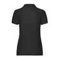 Noir - Back - Fruit of the Loom - Polo LADY FIT 65-35 - Femme