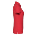 Rouge - Side - Fruit of the Loom - Polo LADY FIT 65-35 - Femme