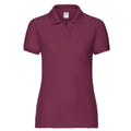 Bordeaux - Front - Fruit of the Loom - Polo LADY FIT 65-35 - Femme