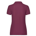 Bordeaux - Back - Fruit of the Loom - Polo LADY FIT 65-35 - Femme