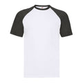 Blanc - Noir - Front - Fruit of the Loom - T-shirt - Adulte