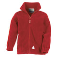 Rouge - Front - Result - Veste polaire - Enfant