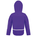 Violet - Gris - Back - Result Core - Veste softshell TX PERFORMANCE - Enfant