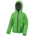 Vert vif - Noir - Front - Result Core - Veste softshell TX PERFORMANCE - Enfant