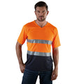 Orange - Bleu marine - Back - Yoko - T-Shirt de sécurité COOL SUPER - Homme