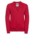 Rouge classique - Front - Jerzees Schoolgear - Cardigan - Enfant