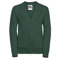 Vert bouteille - Front - Jerzees Schoolgear - Cardigan - Enfant