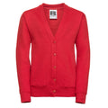 Rouge vif - Front - Jerzees Schoolgear - Cardigan - Enfant