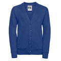 Bleu roi vif - Front - Jerzees Schoolgear - Cardigan - Enfant