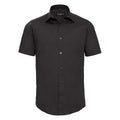 Noir - Front - Russell Collection - Chemise - Homme