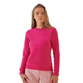 Rose magenta - Side - B&C - Sweat QUEEN - Femme