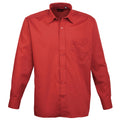 Rouge - Front - Premier - Chemise formelle PREMIER - Homme