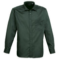 Vert bouteille - Front - Premier - Chemise formelle PREMIER - Homme