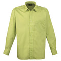 Vert citron - Front - Premier - Chemise formelle PREMIER - Homme