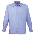 Bleu moyen - Front - Premier - Chemise formelle PREMIER - Homme