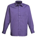 Violet - Front - Premier - Chemise formelle PREMIER - Homme