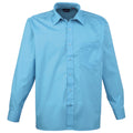 Turquoise - Front - Premier - Chemise formelle PREMIER - Homme