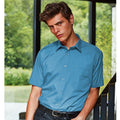 Turquoise - Back - Premier - Chemise à manches courtes - Homme