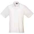 Blanc - Front - Premier - Chemise à manches courtes - Homme