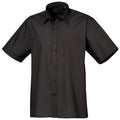 Noir - Front - Premier - Chemise à manches courtes - Homme