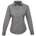 Gris - Front - Premier - Blouse - Femme