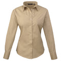 Marron clair - Front - Premier - Blouse - Femme