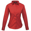 Rouge foncé - Front - Premier - Blouse - Femme