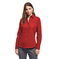 Rouge foncé - Side - Premier - Blouse - Femme