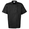 Noir - Front - Premier - Veste de chef