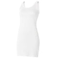 Blanc - Front - Skinni Fit - Débardeur extensible extra long - Femme