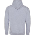 Gris chiné- Bleu marine - Back - Awdis - Sweatshirt VARSITY - Homme