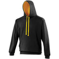 Noir- Jaune - Front - Awdis - Sweatshirt VARSITY - Homme