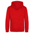 Rouge feu-Blanc arctique - Back - Awdis - Sweatshirt à capuche et fermeture zippée - Homme