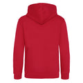 Rouge feu-Noir - Back - Awdis - Sweatshirt à capuche et fermeture zippée - Homme