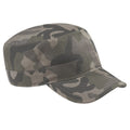 Camouflage champs - Front - Beechfield - Casquette armée à motif camouflage 100% coton - Adulte unisexe